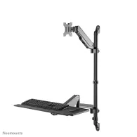 Uchwyt ścienny na monitor i klawiaturę Neomounts by Newstar Sit-stand Workstation Wall 17-32" WL90-325BL1 - Sprężyna gazowa
