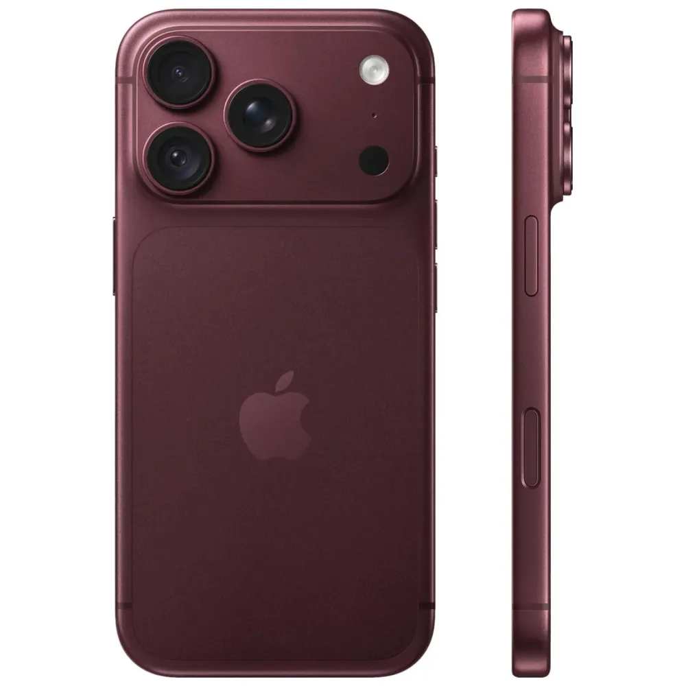 Smartfon Apple iPhone 18 Pro MJT54HX/A - A20 Pro/6,3" 2622x1206/2TB/RAM 12GB/5G/Burgundowy/48, 48+18Mpix/iOS/1 rok Carry-in - zdjęcie