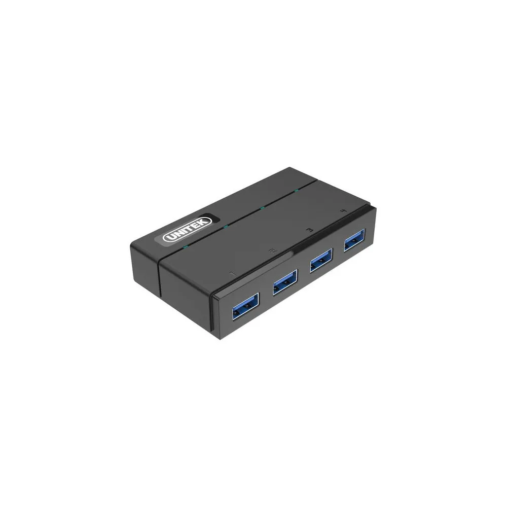 Hub Unitek 4x USB 3.0 z funkcją ładowania Y-HB03001, 4 porty, Czarny | Sklep ITnes.pl, IT for BUSINESS