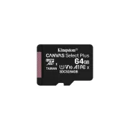 Karta pamięci Kingston microSD 64GB Canvas Select Plus 100MB/s SDCS2/64GBSP - Czarna | Sklep ITnes.pl - IT for BUSINESS