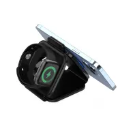 Ładowarka indukcyjna magnetyczna Unitek Travel MagCharge 3-in-1 P1223A - Czarna