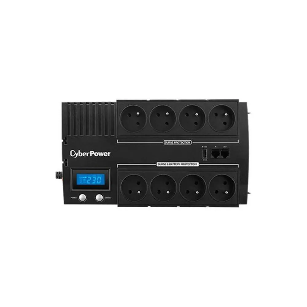 Zasilacz awaryjny UPS CyberPower BR1000ELCD, 1000VA|600W, topologia line-interactive | Sklep ITnes.pl, IT for BUSINESS