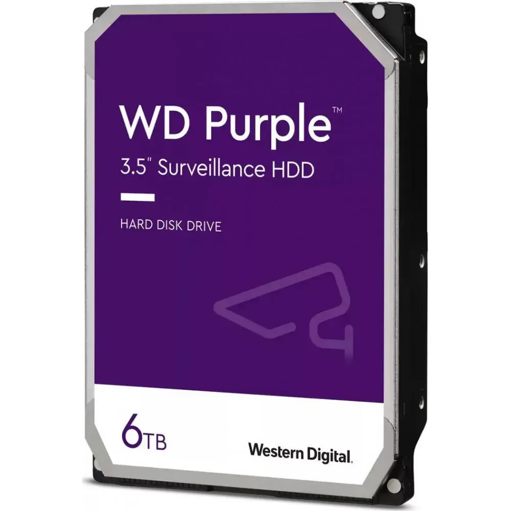 Dysk HDD 6 TB SATA 3,5" WD Purple WD62PURZ - zdjęcie poglądowe 1