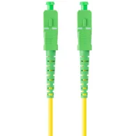 Patchcord światłowodowy Lanberg SM FO-SASA-SS11-0010-YE - SC/APC-SC/APC, SIMPLEX 3.0MM LSZH G657A1, 1 m, Żółty