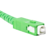 Patchcord światłowodowy Lanberg SM FO-SASA-SS11-0010-YE - SC/APC-SC/APC, SIMPLEX 3.0MM LSZH G657A1, 1 m, Żółty