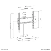 Stopka pod monitor i TV Neomounts TV Stand DS45-430BL14 - 32-55", Czarna