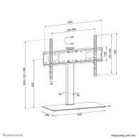 Stopka pod monitor i TV Neomounts TV Stand DS45-430BL16 - 37-70", Czarna