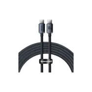 Kabel Baseus Crystal Shine USB-C CAJY000701, PD 100W, USB 2.0, 2 m, Czarny | Sklep ITnes.pl, IT for BUSINESS