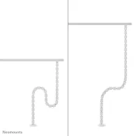 Prowadnica kabli Neomounts by Newstar Cable Spine ADS06-130WH - Przykręcana, Biała