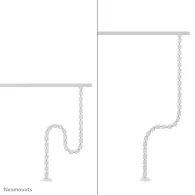 Prowadnica kabli Neomounts by Newstar Cable Spine ADS06-132WH - Magnetyczna, Biała