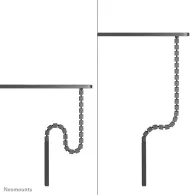 Prowadnica kabli Neomounts by Newstar Cable Spine ADS06-133BL - Przykręcana|Magnetyczna, Czarna