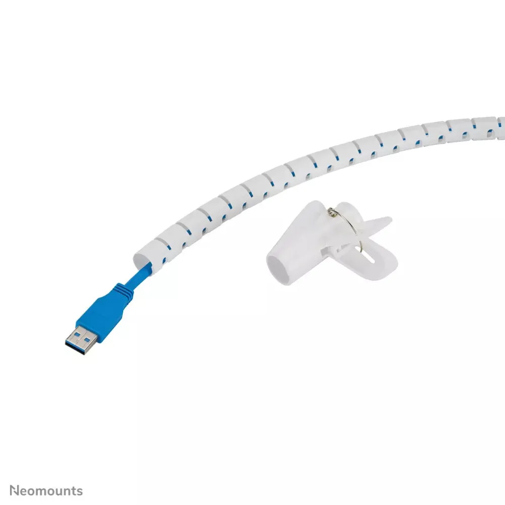 Organizer na kable spiralny Neomounts by Newstar Cable Sleeve ADS06-140WH - Biały