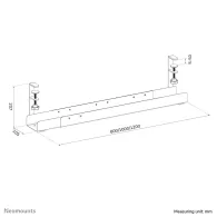 Koryto kablowe Neomounts by Newstar Cable Tray ADS07-120BL - Zaciski, Czarne