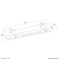 Koryto kablowe Neomounts by Newstar Cable Tray ADS07-122BL - 60 cm, Przykręcane, Czarne