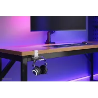 Wieszak na słuchawki Neomounts by Newstar Headset Stand ADS11-171SL - Aluminium, Srebrny