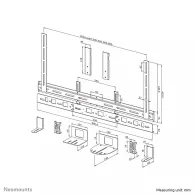 Uchwyt na Videobar Neomounts by Newstar Videobar kit 43-110" AV30-500BL - VESA 200x200-800x600, Czarny