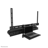 Uchwyt z półką na videobar i laptopa Neomounts by Newstar Videobar and Laptop Shelf Kit 43-110" AV60-500BL - VESA 200x200-800x600, Czarny