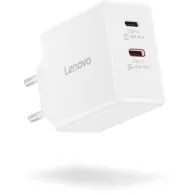 Ładowarka sieciowa Lenovo Dual USB-C 65W GaN Charger G0A6065WEU, 2x USB-C, Biała | Sklep ITnes.pl, IT for BUSINESS