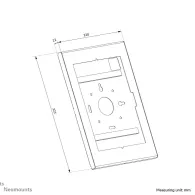 Ramka na tablet Neomounts by Newstar Tablet Casing 10,9-11" WL15-601BL1 - 25,4-27,9 cm - Czarny