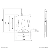 Uchwyt ścienny na tablet Neomounts by Newstar Tablet Wall Mount WL15-633BL1 - Max. 3 kg, Czarny