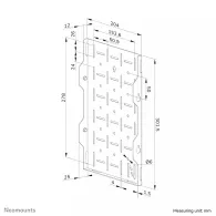 Uchwyt montażowy Neomounts by Newstar LEVEL-750 AV Hardware Rack AWL05-750BL