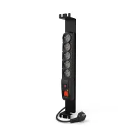 Listwa zasilająca rack Acar F5 FA RACK EMI/RFI W0085 - Uchwyt 19", 5 gniazd, 5 m
