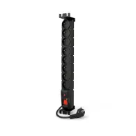 Listwa zasilająca rack Acar S8 W0136 - 8 gniazd, 1,5 m, Czarna