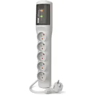 Listwa antyprzepięciowa Acar XP easy W2336 - 5 gniazd/1,5 m/Szara