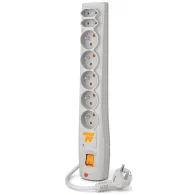 Listwa zasilająca Acar P7 7x 230V PL W0118 - 7 gniazd, 3m, Szara