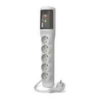 Listwa antyprzepięciowa Acar XP Standard XPROTECTOR STANDARD (1.5 M) - 5 gniazd/1,5 m/Szara
