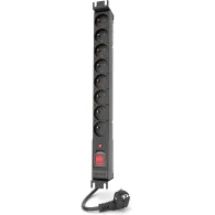 Listwa zasilająca rack Acar PDU RACK 16A W2406 - Uchwyt 19", 8 gniazd, 1,5 m
