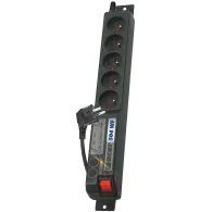 Listwa antyprzepięciowa Acar 504 WF W0073 - 5 gniazd/3 m/Czarna