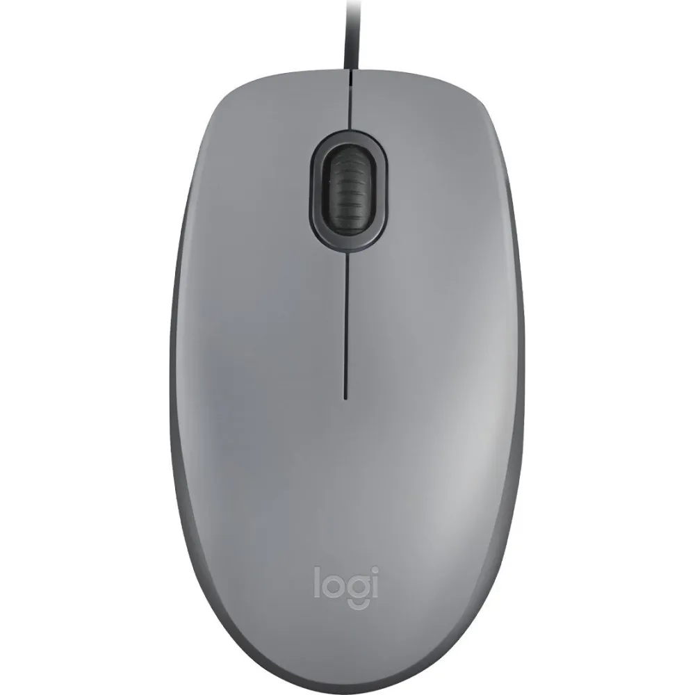 Mysz przewodowa Logitech M110 M110 Silent Corded Mouse 910-006760, USB-A, Optyczny, 1000 DPI, Szara | Sklep ITnes.pl, IT for BUSINESS