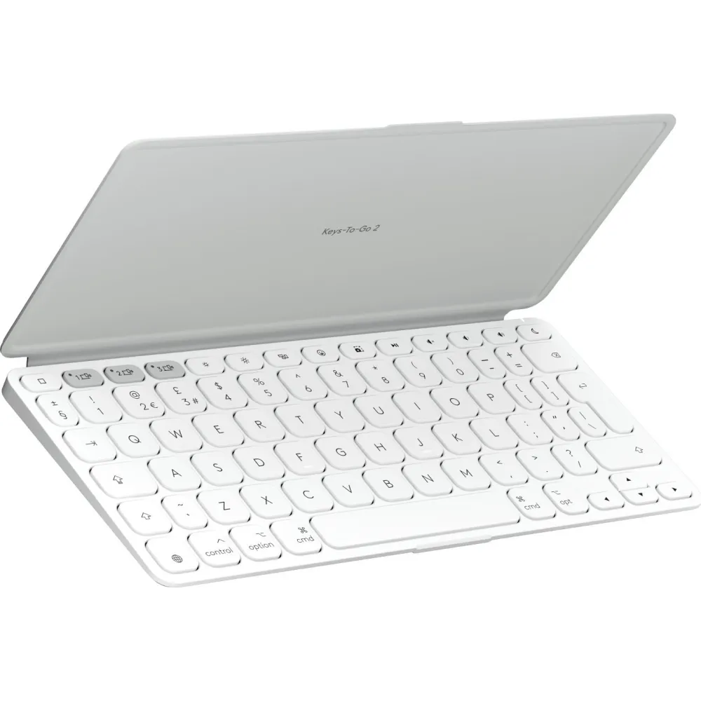 Klawiatura bezprzewodowa Logitech Keys-To-Go 2 for iPad 920-013018, Angielski międzynarodowy, Biała | Sklep ITnes.pl, IT for BUSINESS