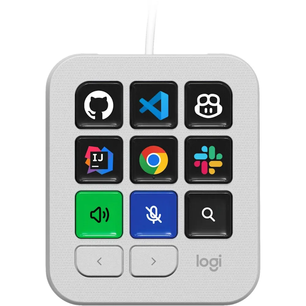Konsola sterująca Logitech MX Keypad 920-013892 - Jasnoszara