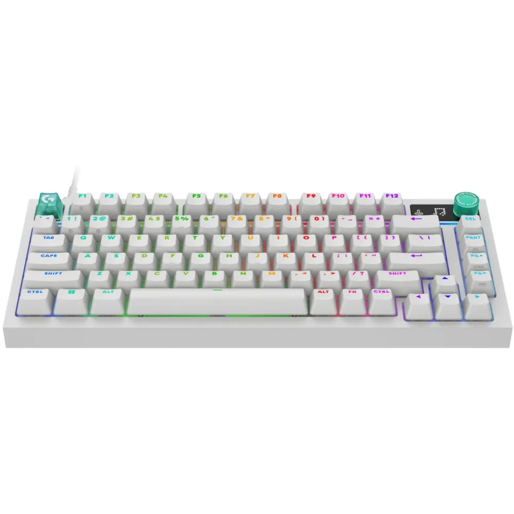 Klawiatura przewodowa Logitech G316 X 75 920-014319, Angielski międzynarodowy, Biała | Sklep ITnes.pl, IT for BUSINESS
