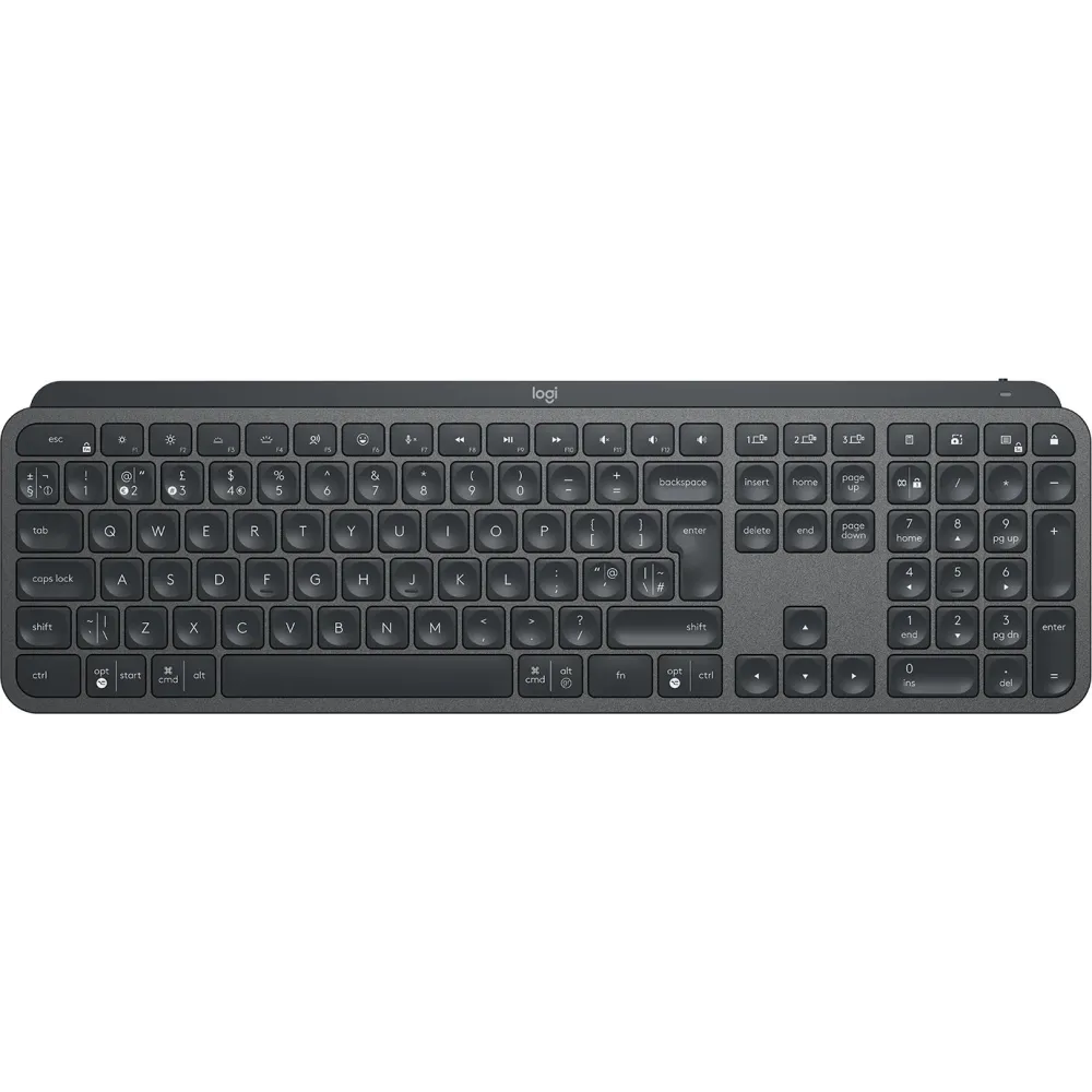 Klawiatura bezprzewodowa Logitech MX Keys for Business US 920-010250 - Angielski, Brytyjski, Grafitowa