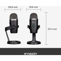 Mikrofon Logitech Blue Yeti Nano 988-000401 - USB, Czarny