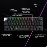 Klawiatura bezprzewodowa Logitech G Pro X 60 Lightspeed 920-011911, Czarna | Sklep ITnes.pl, IT for BUSINESS