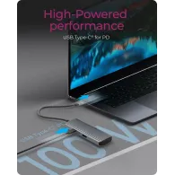 Stacja dokująca ICY BOX 6-in-1 Travel Dock IB-DK4022A-CPD - 4x USB-A, USB-C, HDMI