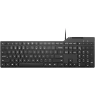 Klawiatura przewodowa Lenovo USB-A Wired Smartcard Keyboard 5000 4Y41U13312 - US English, Czarna