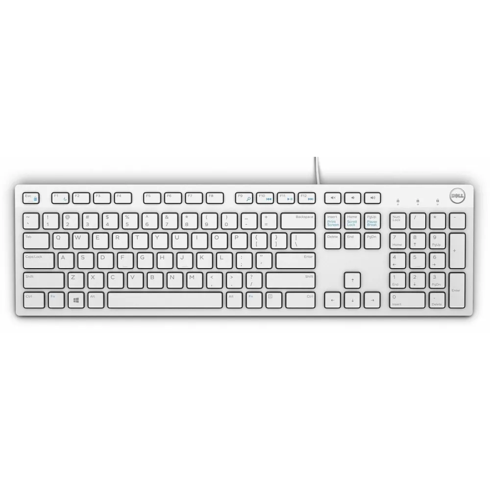 Klawiatura Dell QuietKey USB KB216 580-ADEG, USB, Biała | Sklep ITnes.pl, IT for BUSINESS