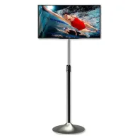 Stojak podłogowy na monitor Techly LCD/LED/Plazma 13-27" 022632 - 22 kg/Kolor srebrny/Czarny | Sklep ITnes.pl - IT for BUSINESS