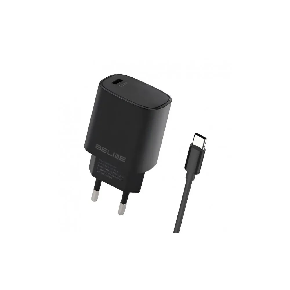 Ładowarka sieciowa Beline 20W USB-C BELI02164 - USB-C, 3A, Kabel USB-C