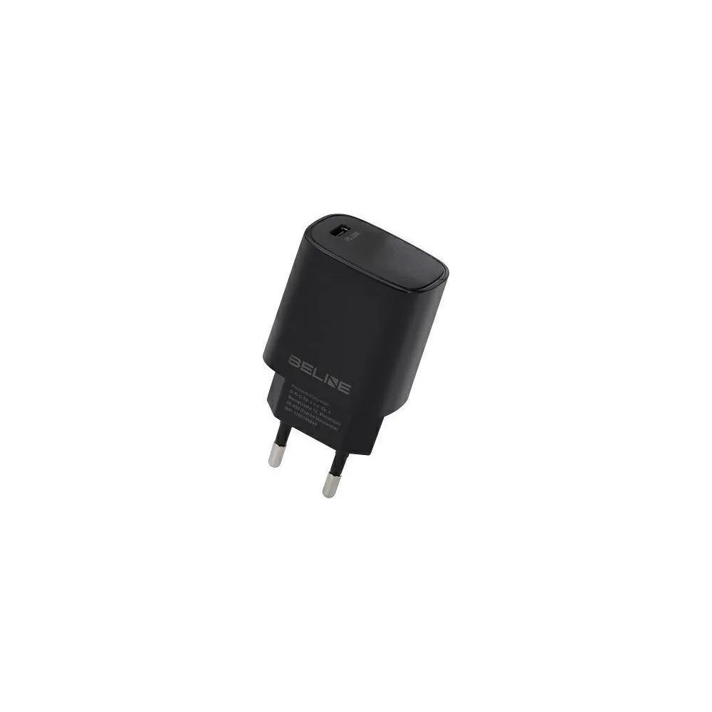 Ładowarka sieciowa Beline 20W BLNCB20 - 1x USB-C, PD 3.0, bez kabla, Czarna