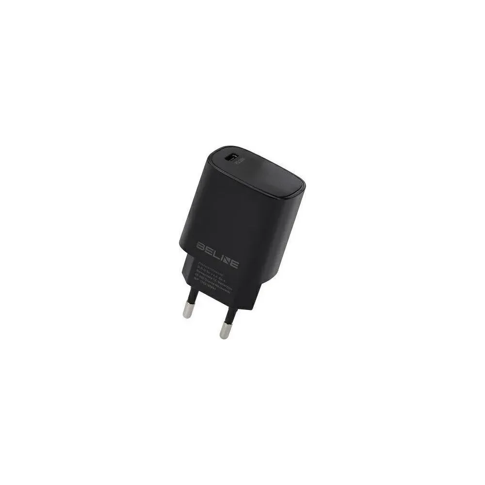 Ładowarka sieciowa Beline 20W BLNCB20 BELI02158 - 1x USB-C, PD 3.0, bez kabla, Czarna