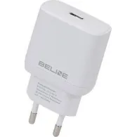 Ładowarka sieciowa Beline 30W GaN BELI02171 - 1x USB-C, PD 3.0, Biała