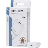 Ładowarka sieciowa Beline 30W GaN BELI02171 - 1x USB-C, PD 3.0, Biała