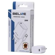 Ładowarka sieciowa Beline 20W BLNCW20C - 1x USB-C, PD 3.0, Kabel USB-C, Biała