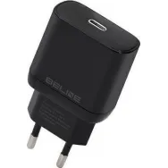 Ładowarka sieciowa Beline 25W GaN BELI02166 - 1x USB-C, PD 3.0, Bez kabla, Czarna